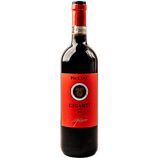 Picture of Piccini Chianti Red Orange Label 2020 0.75L