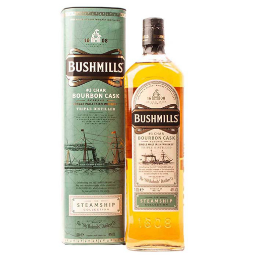 Picture of Bushmills Steamship Bourbon Cask #3 Char 1L 40%