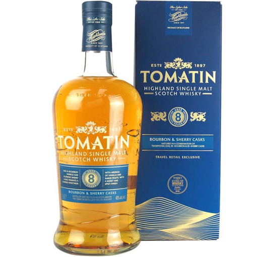 Εικόνα της Tomatin 8YRS 1L 40%