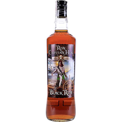 Εικόνα της Captain Huk Rum Black Label 1L 37.5%