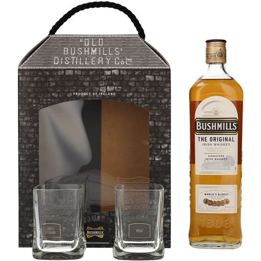 Picture of Bushmills Original 2 Glass 1L 40%