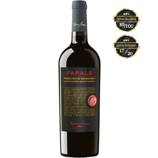 Εικόνα της Varvaglione Papale Linea Oro Primitivo Di Manduria DOP 2017 0.75L