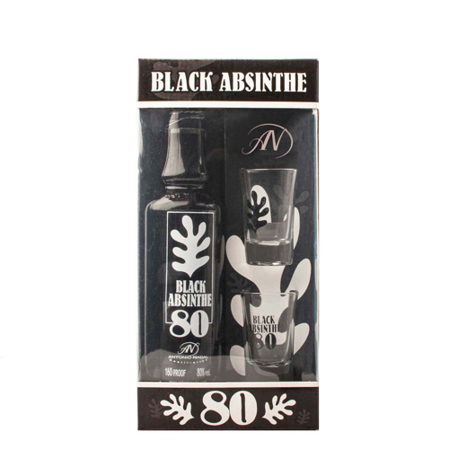 Εικόνα της Tunel Absenta Black 2Glasses 0.35L 80%