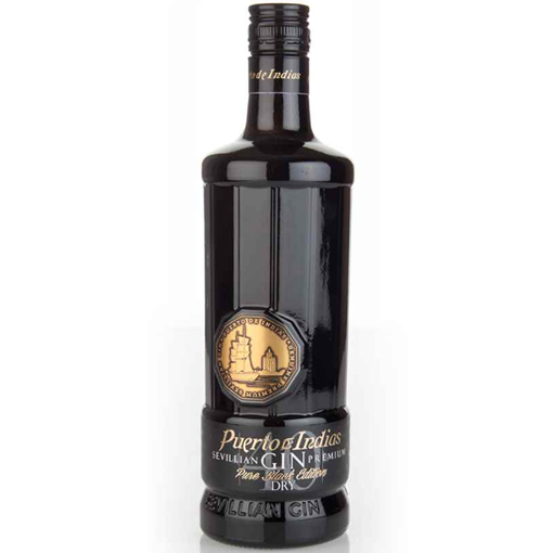 Picture of Puerto de Indias Black Gin 1L 40%