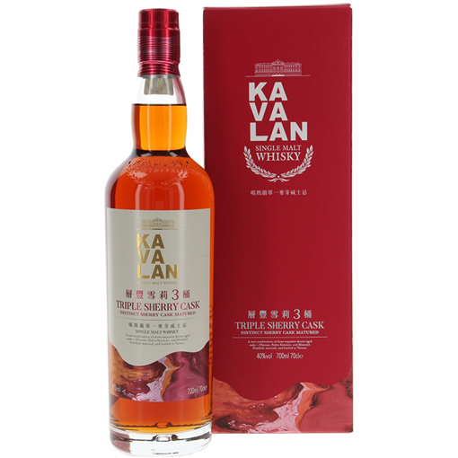 Εικόνα της Kavalan Triple Sherry Cask 0.7L 40%