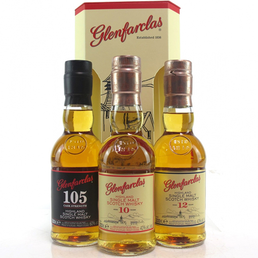 Picture of Glenfarclas Set 105 10YRS 12YRS 3Χ0.2L