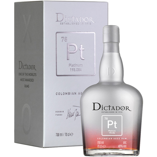 Εικόνα της Dictador Rum Platinum 0.7L 40%