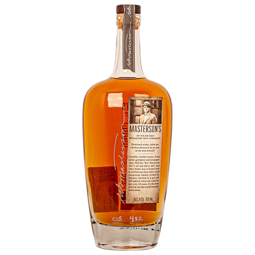 Picture of Masterson's 10YRS Straight Rye 0.7L 45%