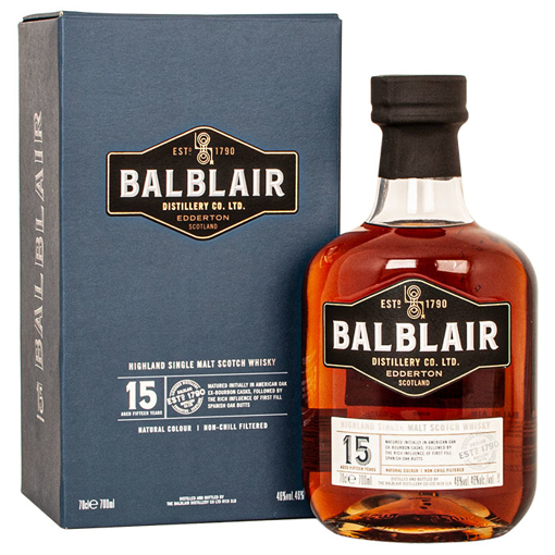 Picture of Balblair 15YRS 0.7L 46%