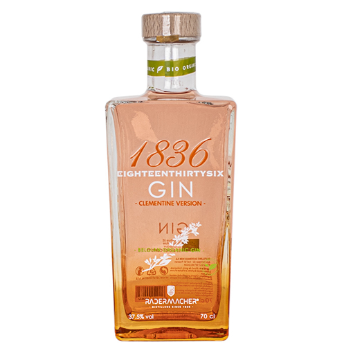 Εικόνα της 1836 Belgian Organic Clementine Gin 0.7L 37.5%