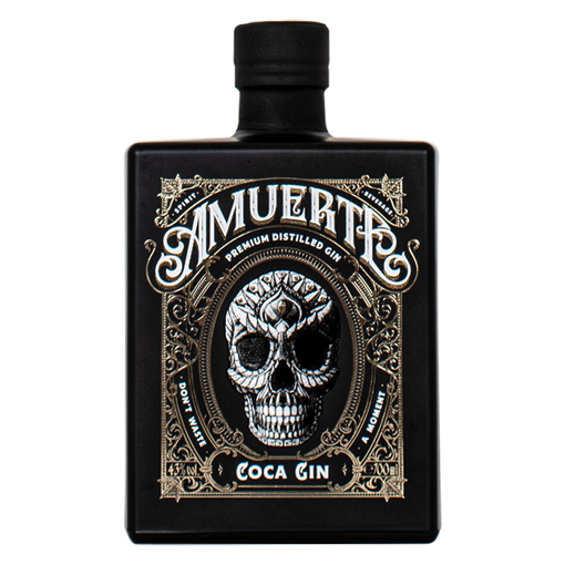 Εικόνα της Amuerte Coca Leaf Gin Black Edition 0.7L 43%