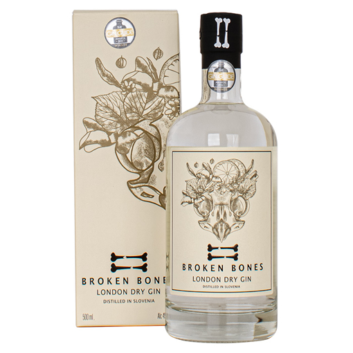 Εικόνα της Broken Bones London Dry Gin 0.5L 45%