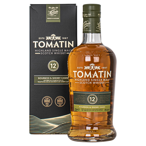 Picture of Tomatin 12YRS 0.7L 43%