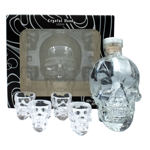 Picture of Crystal Head Vodka 0.7L 40% (+4 Shot Glasses)